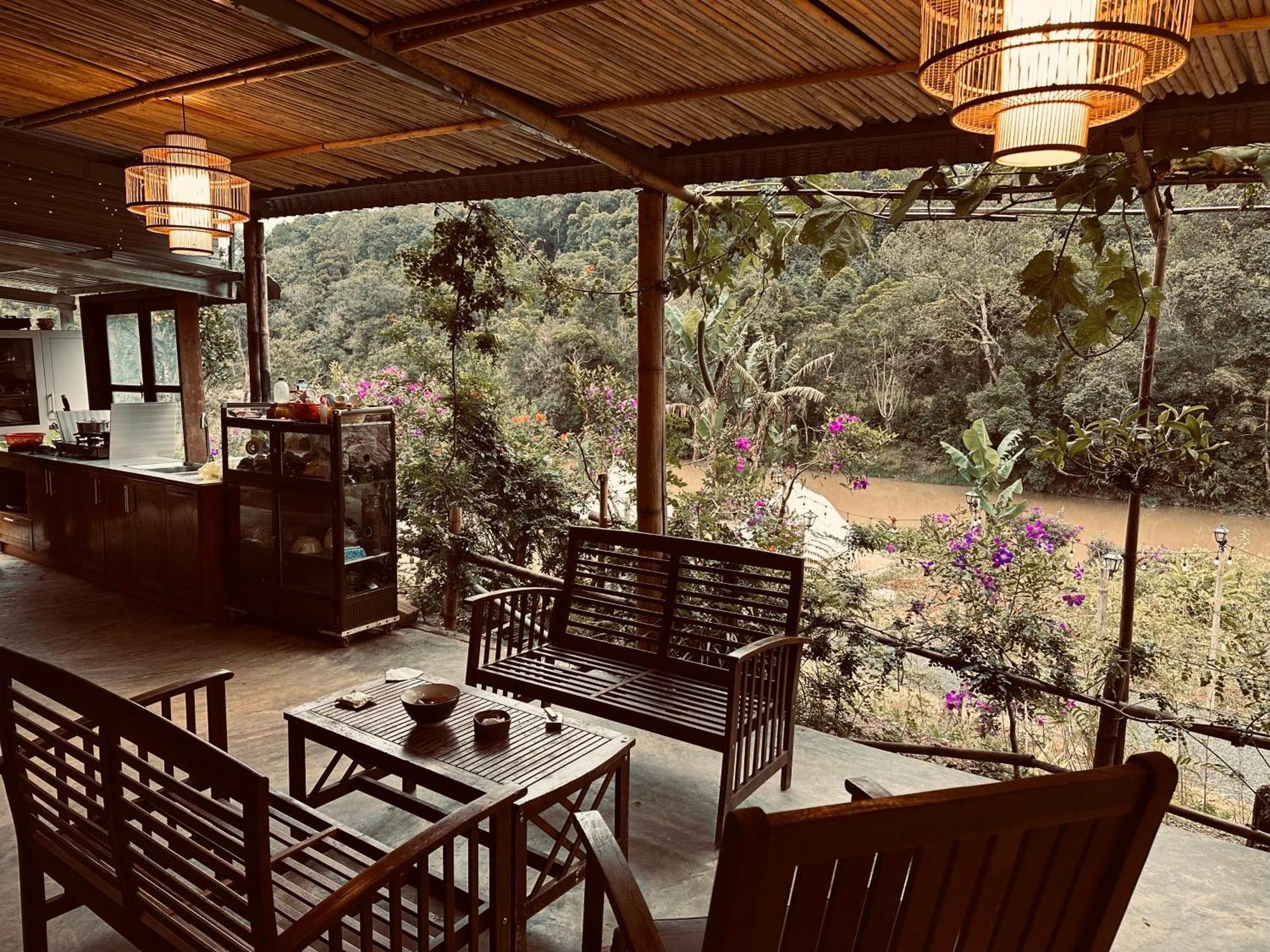 Coi Nguon Farm Glam Mang Den Hotel Kon Von Kla Exterior foto